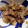 もえちん☆'s cooksnap of when they made ネギ好き夫のための♡豚肉ネギ油　塩炒め.