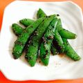 ぽてとＬＬ's cooksnap of when they made スナップえんどうのごまあえは１：１：２.