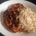 はるか's cooksnap of when they made 秋鮭のハンバーグ♡クリームソース.