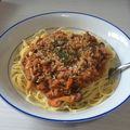 とび＠男３人暮らし's cooksnap of when they made 簡単！ホールトマト1缶分のミートソース.