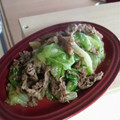 サーフブレイド's cooksnap of when they made レタスと牛肉の焼肉のタレ炒め.