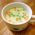 月見なっとう's cooksnap of when they made あと一品に♪簡単ミルクスープ♪.