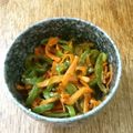 ♪おれんじ30♪'s cooksnap of when they made お弁当にグーな人参＆ピーマンの中華炒め.