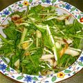 大村農園の嫁's cooksnap of when they made 水菜とちくわの梅ドレ和え.