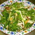 大村農園の嫁's cooksnap of when they made 水菜とちくわの梅ドレ和え.
