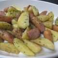 ひよみみ's cooksnap of when they made ポテトとウインナーのアンチョビ炒め.