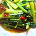 1209yu's cooksnap of when they made とりあえず一品♬ピリ辛小松菜炒め.