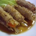 sumityon830's cooksnap of when they made 豚肉の野菜巻き巻き.