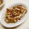 ポコＰＯＫＯ's cooksnap of when they made もやしの、しめじとカリカリベーコンのせ.
