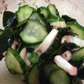 あかまるこ。's cooksnap of when they made 酢の物★タコ＋キュウリ＋わかめ.