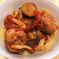 rokamari's cooksnap of when they made パスタを絡めても◎ミートボールのトマト煮.