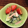 moniiiaiii's cooksnap of when they made 簡単！きゅうりの塩昆布マヨ和え.