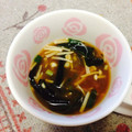 joy09's cooksnap of when they made わかめとえのきの味噌汁.