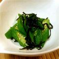 nonnon1222's cooksnap of when they made おくら塩昆布.