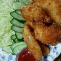 aoinyaomi's cooksnap of when they made コストコの生まだら切身でフィッシュフライ.