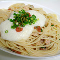 inyu's cooksnap of when they made 梅の和風スパゲティー♪長芋ソース.