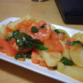 ゆうジュニア's cooksnap of when they made トマトとポテトの塩炒め　バジル風味.