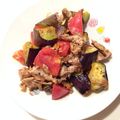 ゆいぴ〜's cooksnap of when they made 茄子&トマトと豚肉のソテー.