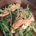 食道楽ing's cooksnap of when they made 水菜と油揚げのじゃこ炒め.