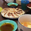 ♡おはな♡'s cooksnap of when they made パリッと羽根つき！焼きギョウザ.