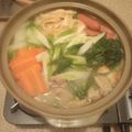 柚っ子kibun's cooksnap of when they made 娘のために☆勝利への超ちゃんこ鍋.