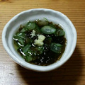 まっちゃママ♪'s cooksnap of when they made きゅうりともずくの酢もの.