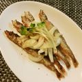 にきけん's cooksnap of when they made ししゃもで南蛮漬け.