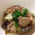 mantacarp's cooksnap of when they made 茄子と鶏団子のさっぱり煮.