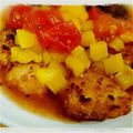 akies_mama's cooksnap of when they made 旬!ミニトマト甘酢あんかけ いか天.