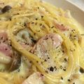 orangeflower's cooksnap of when they made 超簡単☆フライパン１つでクリームパスタ♡.