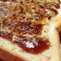 さ→き's cooksnap of when they made 食パンで♫お好み焼き♪トースト♫.