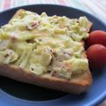 doiko's cooksnap of when they made ハムとキャベツのチーズトースト.