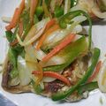 わんた☆'s cooksnap of when they made 受験生の夕食　♪　塩鯖の野菜のせ.