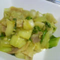 shokoyuki0105's cooksnap of when they made 青梗菜とベーコンの中華炒め.