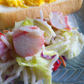 NAGANO久留米's cooksnap of when they made 簡単☆ごろごろカニカマとレタスのサラダ.