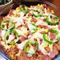 YUKIKI☆'s cooksnap of when they made ケチャップライス♥ピザ風ドリア.