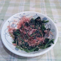 オレンジリング's cooksnap of when they made さっぱり!ほうれん草の梅胡麻和え.