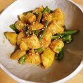 プリッツのん's cooksnap of when they made じゃがいもといんげんのみそマヨ和え.