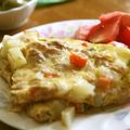 noamanma's cooksnap of when they made じゃがいもとシーチキン入りオムレツ.