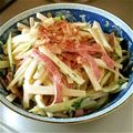 ♥ポロン♥'s cooksnap of when they made 大根とハムと胡瓜のマヨだれサラダ.