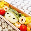 Kanari’s's cooksnap of when they made キャラ弁♡かえるコリラとキトリ♬梅雨に.