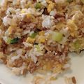 ユイユミ's cooksnap of when they made 豚ひき肉と小松菜のチャーハン.