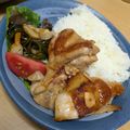わかポン☆'s cooksnap of when they made 鶏もも肉のガーリックバター醤油ステーキ.