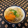 龍青空ママ's cooksnap of when they made 煮物 なめこ 高野豆腐 人参.