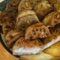 marubaru's cooksnap of when they made 蓮根挟み焼き！豚コマでも旨い！.