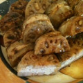 marubaru's cooksnap of when they made 蓮根挟み焼き！豚コマでも旨い！.