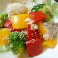 まゆぱちゃ's cooksnap of when they made 鯛と彩り野菜の中華風塩麹蒸し.