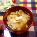 ふなここ's cooksnap of when they made 焼きネギと油揚げの味噌汁.