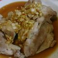 SOLARIKU's cooksnap of when they made レンジで蒸し鶏☆香味たれ.