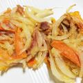 harukayuka's cooksnap of when they made 衣少なめ！サックサク～なかき揚げ.